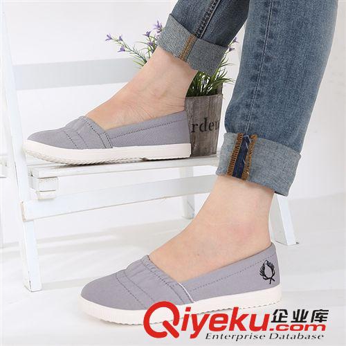 女鞋 新款超舒適休閑平底鞋帆布鞋小白鞋女鞋小單鞋批發(fā)1066韓版李孝利原始圖片3