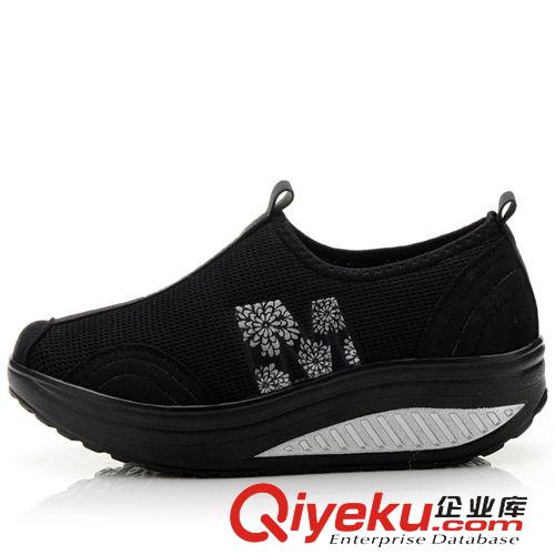 單鞋 新款清涼網(wǎng)布鞋增高舒適時(shí)尚女鞋搖搖鞋減肥瘦身鞋女網(wǎng)鞋運(yùn)動鞋原始圖片2