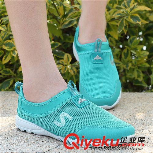 單鞋 新品透氣網(wǎng)面鞋網(wǎng)鞋女款跑步鞋日常休閑鞋超輕懶人鞋運(yùn)動女鞋情侶原始圖片2
