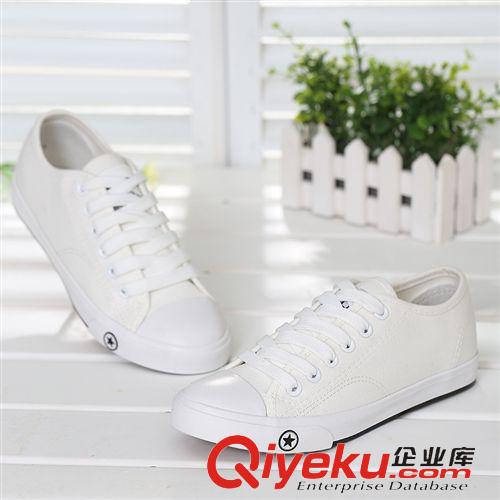 女生帆布鞋 夏新款淺口糖果色帆布鞋女韓版潮復古休閑小白鞋學生情侶鞋女單鞋