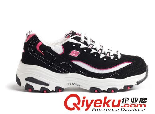 休閑鞋 2014新款女鞋 斯凱奇秋韓版運動女鞋思凱奇黑白潮鞋厚底休閑旅原始圖片2