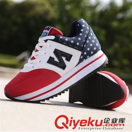 跑步鞋 冬季韓國S凱奇韓版網(wǎng)布休閑女鞋增高黑白跑步運(yùn)動(dòng)女鞋n字鞋學(xué)生鞋