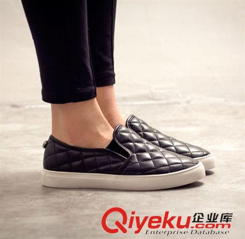 單鞋 廠家直銷一件代發(fā)春季新款小香風(fēng)格紋樂福鞋英倫潮流平跟單鞋