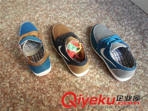 帆布鞋 新款低幫透氣男士休閑帆布鞋男鞋子韓版潮流學生鞋男板鞋瑞安批發原始圖片3