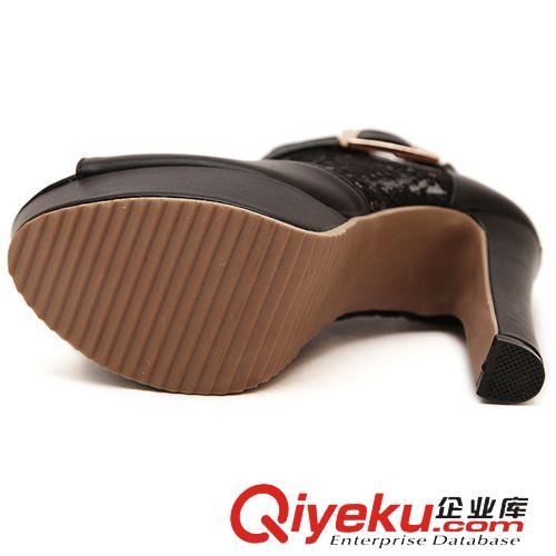 魚嘴鞋-專區(qū) 廠家生產(chǎn)2015夏季新款高跟單鞋街頭潮流時尚魚嘴細跟女鞋秋鞋原始圖片3