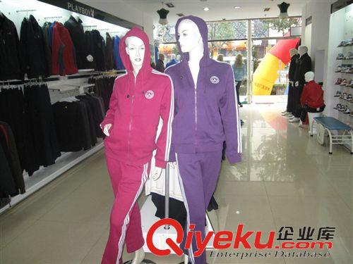冬季,,情侶套裝 新款冬季情侶款男女款加厚抓絨保暖連帽運動服衛衣套裝大碼套裝原始圖片2