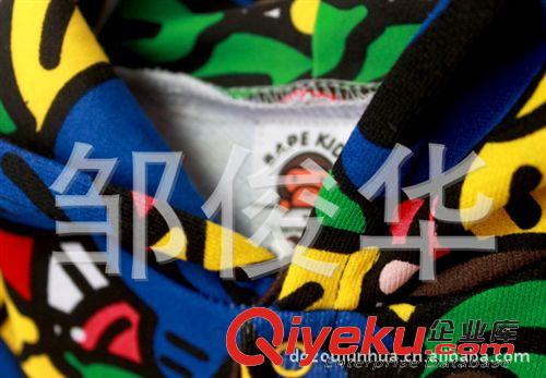 baby秋冬款 童装婴儿服连身衣哈衣爬服全棉加厚毛圈面料猿人头BAPE KIDS MILO