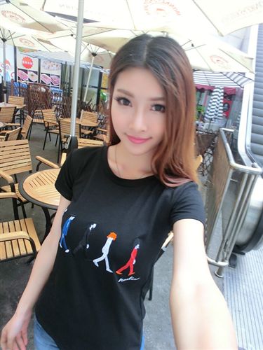 5.19-25新款上線 代發(fā)2015春夏新品 韓版精致簡(jiǎn)約時(shí)尚潮流 重工刺繡人像針織衫T恤原始圖片2