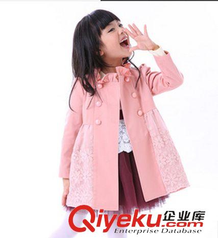 2015春季新款 品牌童裝童裙 秋冬款女童韓版新款羊毛呢裙 中大童花朵連衣裙