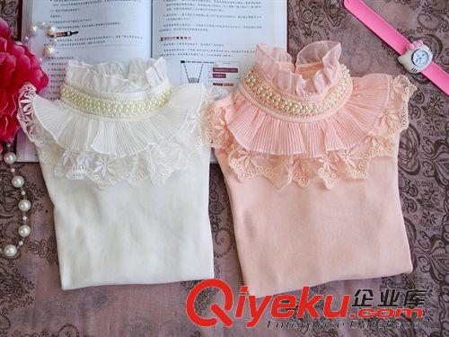 2014冬季新款店主推薦 廣東產(chǎn)地 2014新款秋冬季中大童長袖百搭女童打底衫 廠家批發(fā)原始圖片2