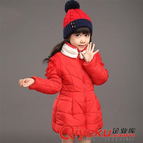 女童套裝 2014秋季新款中大通女童大衣 保暖兒童棉衣 一件代發(fā)