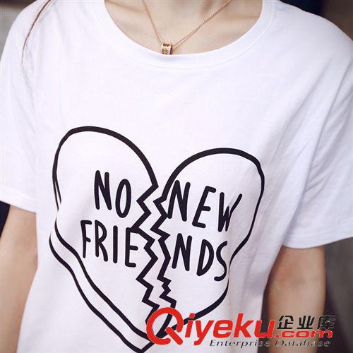 4月中旬新款 2015夏裝新款卡通印花短袖t恤韓版純棉大碼女裝打底衫半袖學生裝原始圖片3