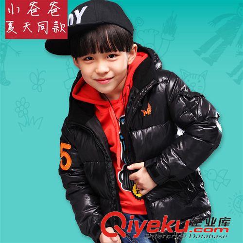 男童 加棉加厚連帽童裝棉衣棉襖 2014新款秋冬童裝新款男童棉衣 明星款