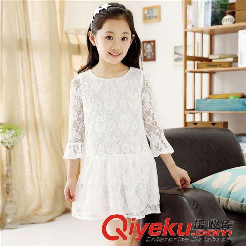 4月下旬新品 女童花朵甜美無袖連衣裙童裙潮 2015新品六一兒童節(jié)舞蹈裙表演裙