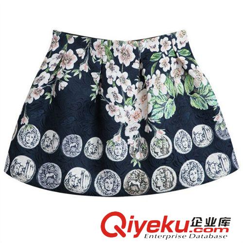 裙裝 歐洲站2014秋裝新款 歐美女裝顯膚毛衣套頭毛衣短裙休閑套裝批發原始圖片3