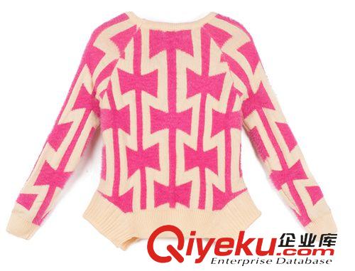 明星街拍同款 歐洲站2014秋冬新款套裝女 楊穎同款馬海毛提蝴蝶結套裙短褲套裝