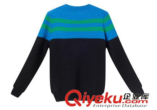 明星街拍同款 歐洲站2014秋冬新款歐美明星同款條紋撞色長袖毛衣魚尾半裙套裝