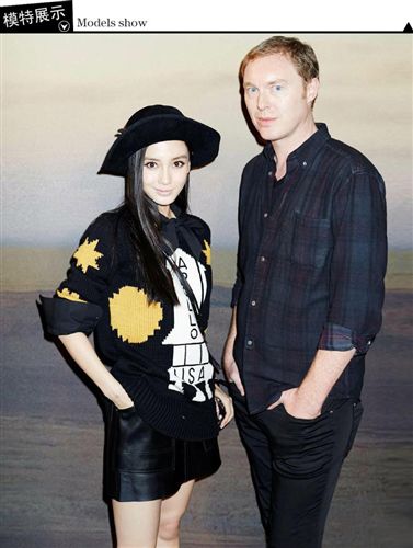 明星街拍同款 歐洲站2014秋冬明星紅人同款歐美女裝套頭針織上衣火箭星星套裝