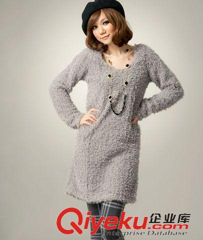 連衣裙 2015春裝新款歐洲站歐美女裝千鳥格修身顯瘦長袖連衣裙一件代發(fā)