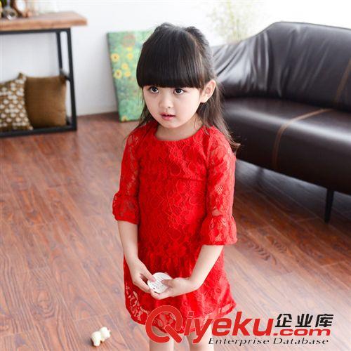 所有產(chǎn)品All 2015春夏款 韓版女童蕾絲美人魚裙擺禮服公主裙連衣裙 童裝批發(fā)原始圖片2