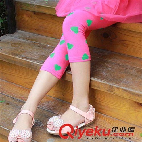 夏裝專區(qū)Summer 童褲女童打底褲夏兒童七分打底褲中大童褲夏童裝一件代發(fā)代理加盟原始圖片2