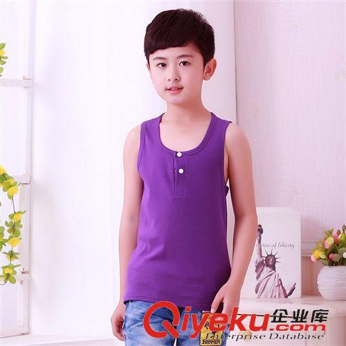 夏裝專區(qū)Summer 夏款童裝 男女童時尚背心 兒童純棉背心夏 中大童純棉 童裝批發(fā)原始圖片2