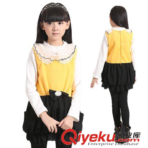 秋裝專區(qū)Autumn 女童秋款韓版妮子連衣裙 兒童公主連衣裙 品質(zhì)中大童裙 童裝批發(fā)