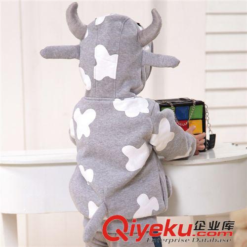冬裝專區(qū)Winter 卡通動物兒童上衣外套 韓國女童寶寶秋冬款 童開衫外套批發(fā)原始圖片2