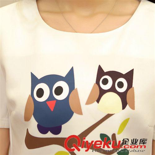 人氣商品 歐洲站2015新款春裝女士套裝裙休閑短袖兩件套裝蓬蓬裙連衣裙女夏原始圖片2