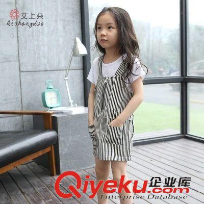 掌柜推薦 童裝2015夏裝新款韓版女童超dp款迷彩背心T恤裙兒童休閑連衣裙