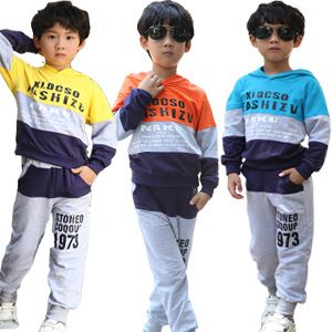 春秋裝專區 童裝春秋裝新款男童中大童套裝 兒童運動服批發 童裝一件代發原始圖片2