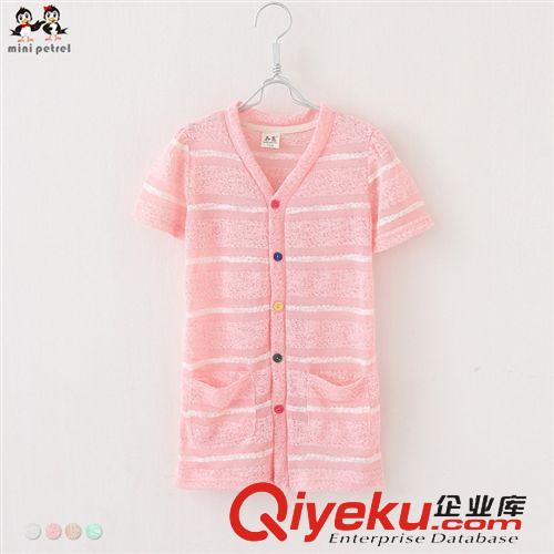 2015夏款上新 mini petrel 夏季童裝新款 純棉女童連衣裙 無袖假兩件兒童裙子