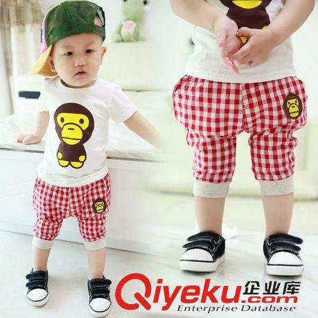 男童夏款專區(qū)批發(fā) 童套裝7夏季新款中大童夏裝10條紋短袖T恤兒童套裝5 一件代發(fā)批發(fā)