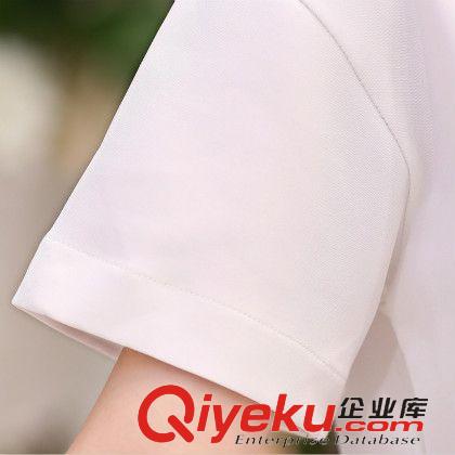 4月新款 韓國東大門女裝2015新款女士短袖+百褶裙兩件套套裝女原始圖片3