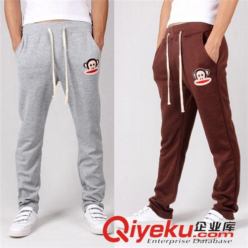 下裝 免費(fèi)代理 春秋新款 卡通印花 修身直筒男士運(yùn)動(dòng)褲批發(fā)原始圖片3