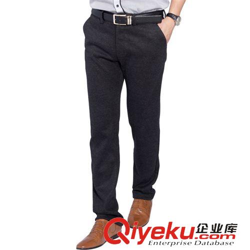 新款休閑褲 一件代發休閑褲男直筒修身 2014新款 男式休閑長褲 男裝褲子