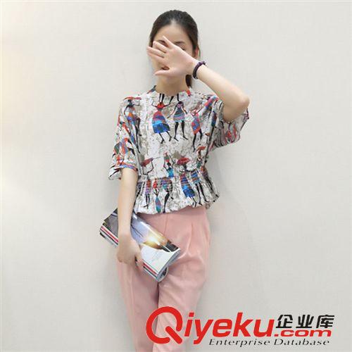 熱門系列 夏季韓版女蝴蝶印花背心罩衫兩件套連衣裙女短袖裙 批發