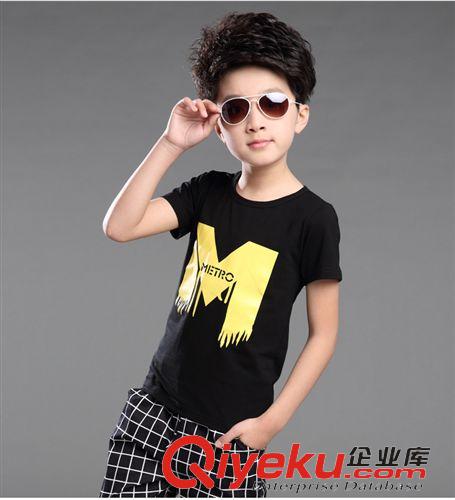 實體店鋪專區(qū) 外貿(mào)原單童裝夏裝 兒童短袖T恤 中褲兩件套 男童套裝一件代發(fā)童裝原始圖片2