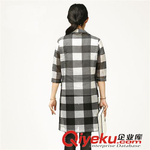 夏季新款 廠家批發 春夏新款中長款防曬開衫歐美防曬衣修身顯瘦防曬服原始圖片3
