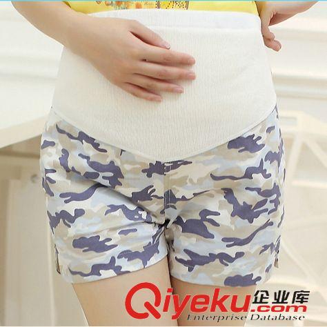 孕婦褲 韓版孕婦裝夏季短褲加大碼可調節孕婦褲時尚純棉托腹孕婦短褲原始圖片2