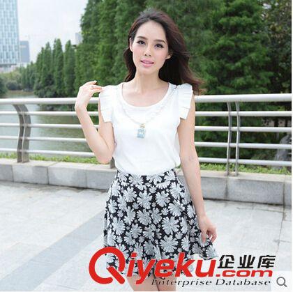 情侶裝888 夏裝2015新款時尚太陽花印花上衣度假情侶裝原始圖片2