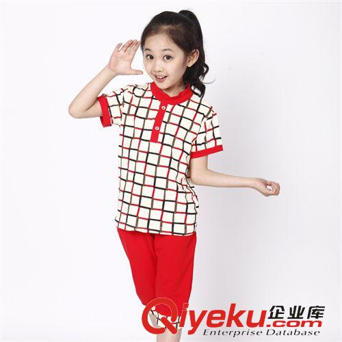舞蹈服  校服 兒童校服幼兒園園服夏款套裝新款條紋少兒集體演出服 六一舞臺裝原始圖片3
