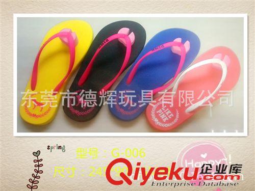 EVA拖鞋 批發夏季2014爆款EVA小鹿平底糖果色沙灘鞋女裝人字拖鞋原始圖片2