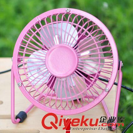 新品上市 T9992全金屬鐵藝 4寸超靜音360度旋USB鋁葉迷你風(fēng)扇夏天必備批發(fā)