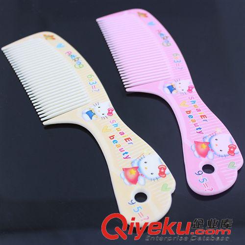 浴室用品 1802膠梳子廠家直銷批發(fā)塑料梳子情人節(jié)禮物剪發(fā)梳長(zhǎng)發(fā)美發(fā)梳原始圖片3