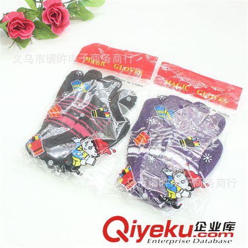 季節用品 熱銷經典款魔術手套 女士全指保暖手套 1元2元批發 家居日用原始圖片2