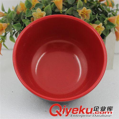 廚房用品 雙色碗 密胺碗 加厚紅黑碗 家用碗批發(fā) 超市zg 2元店原始圖片2