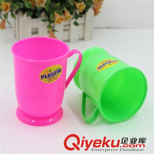 廚房用品 一元2008杯子 帶把口杯 新款杯子 塑料口杯 顏色隨機(jī)原始圖片2