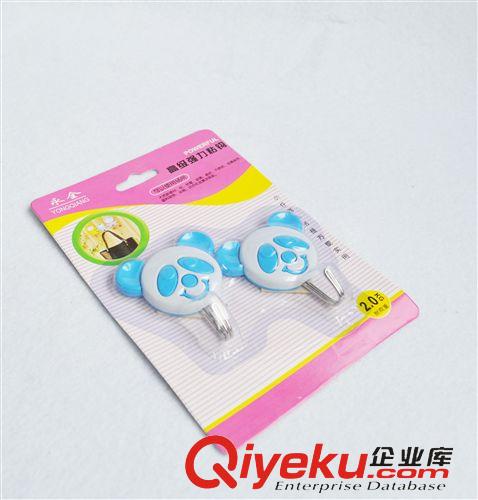 家居日用品 2個(gè)卡通粘鉤 掛鉤 強(qiáng)力粘鉤 一元兩元百貨批發(fā)原始圖片3