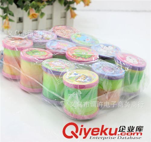 兒童玩具 廠家直銷 塑膠彩虹圈  彈簧圈 疊疊樂 兒童益智玩具 一元批發原始圖片2